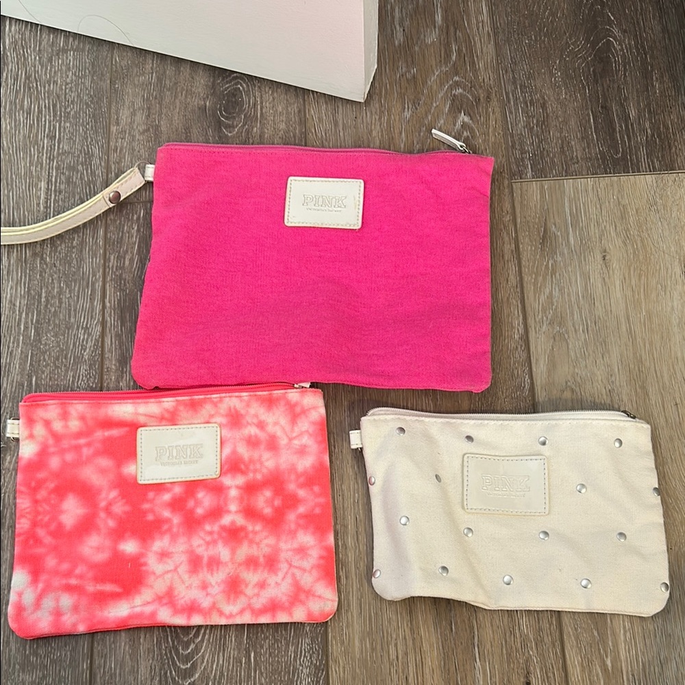 Pink (Victoria’s Secret) set of canvas bags